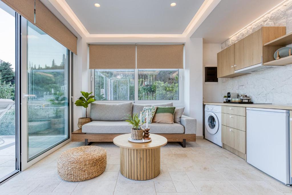 Kitchen and living area of the Villa with Private Pool